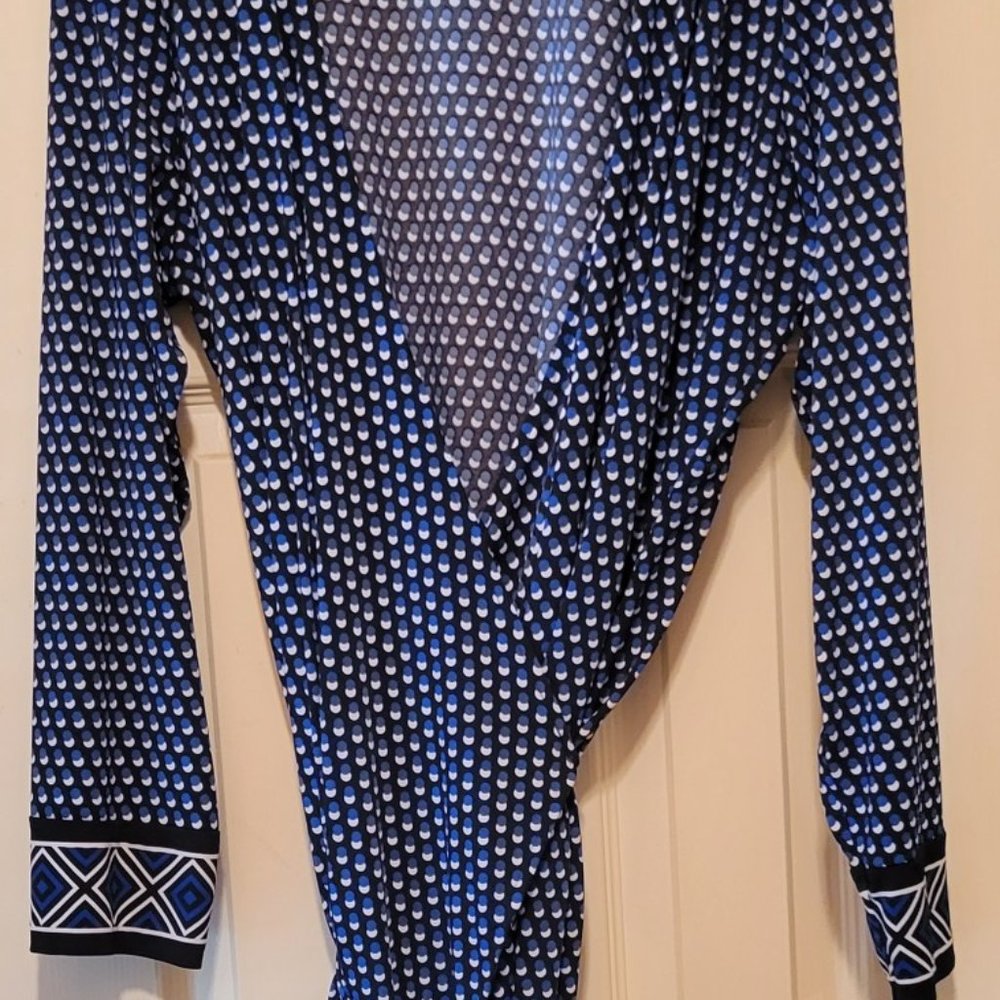 Michael Kors Women Polka Dot Wrap Dress